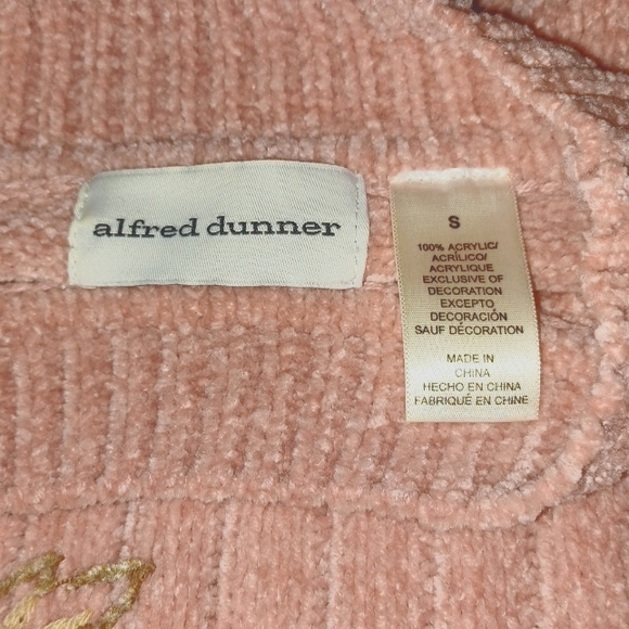 Alfred Dunner Women's size S pink sweater - Picture 4 of 9